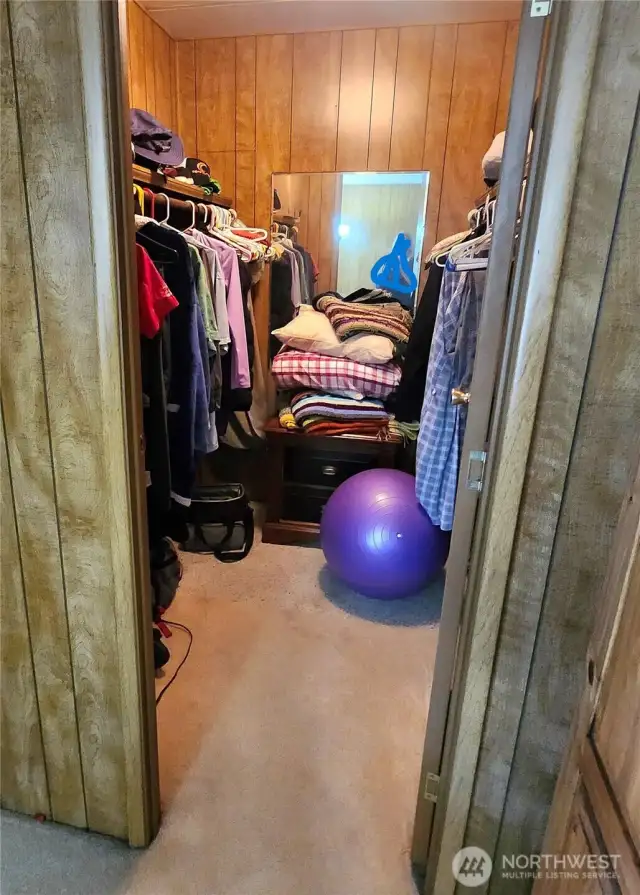 Large primary walk-in closet