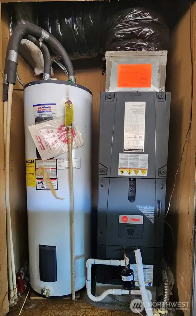 Top of the line newer Trane furnace