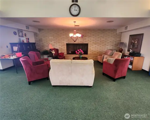 Club house seating/visiting area