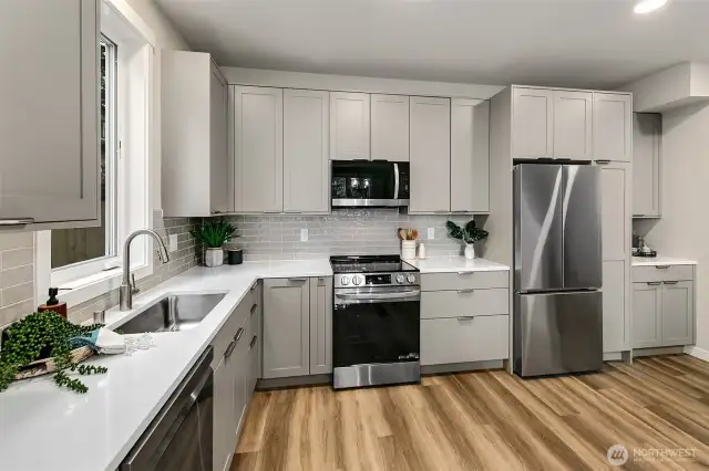 Kitchen with LG appliances