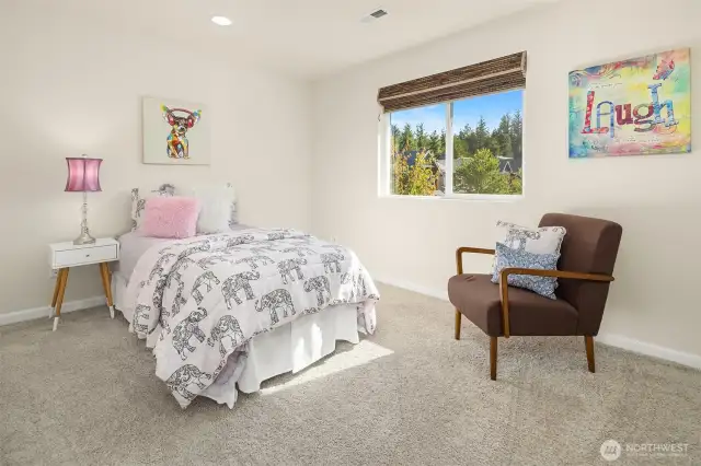 3rd bedroom on upper upper floor.