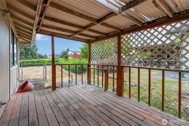 Covered patio