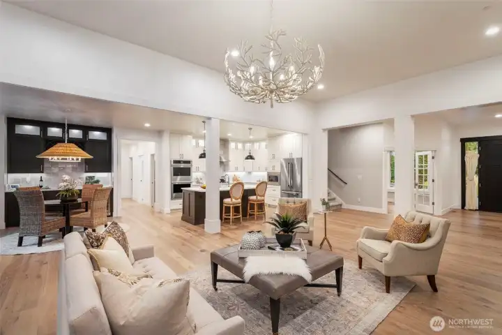 Fabulous custom chandelier.