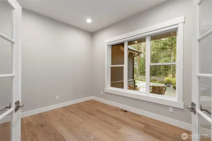 Office off the entryway.