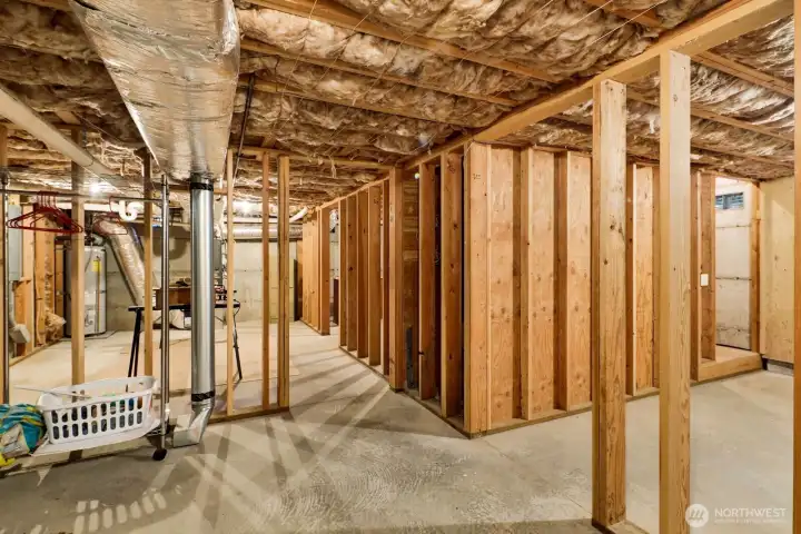 900 sqft basement space that is ready for your ideas