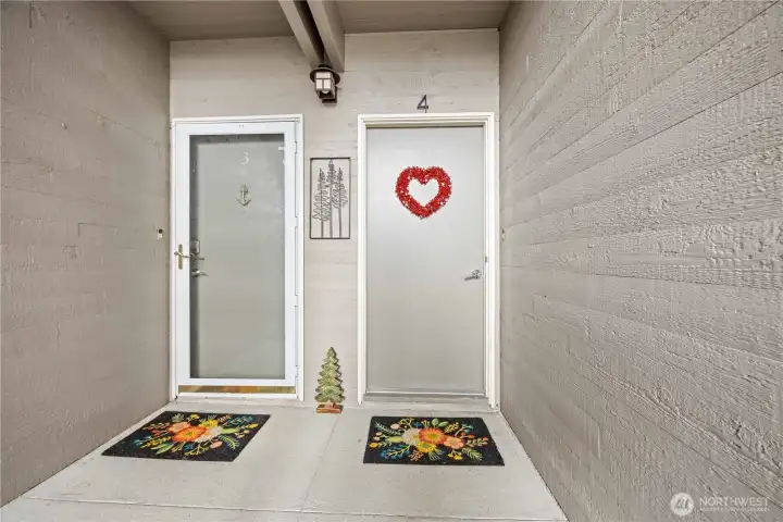 Welcome to Unit #4....ground floor, three bedrooms, largest in the complex.