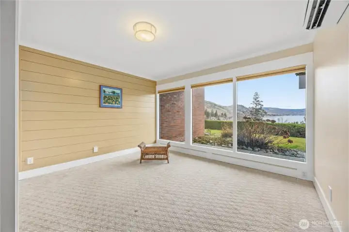 The Living room was this much bigger before this large living room was added.  This makes this condo the only one with 3 bedrooms, such a great bonus.