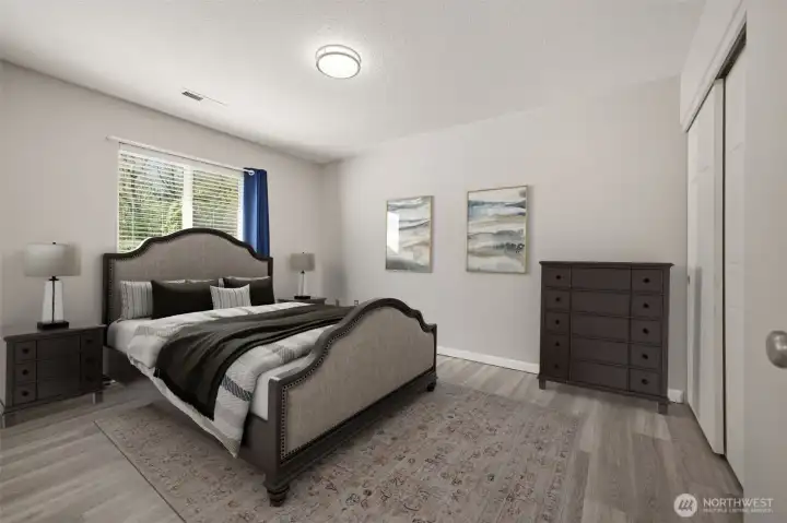 Bedroom #2 - Virtually Staged Bedroom #2 - Virtually Staged