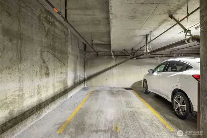 Secure garage parking