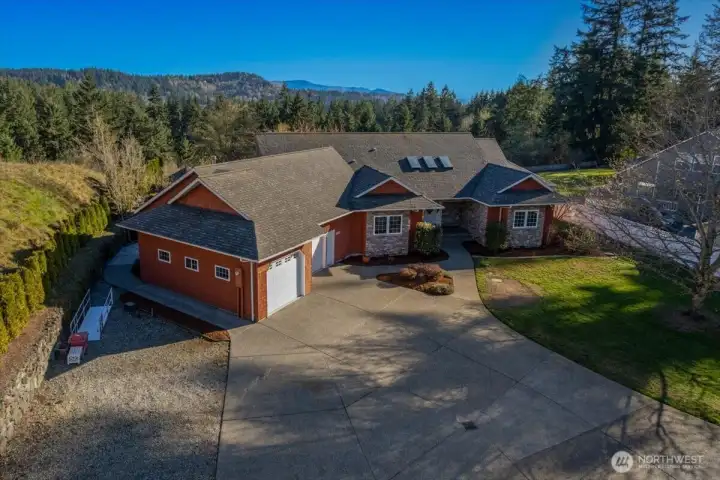 1.24 acres of privacy and mountain views