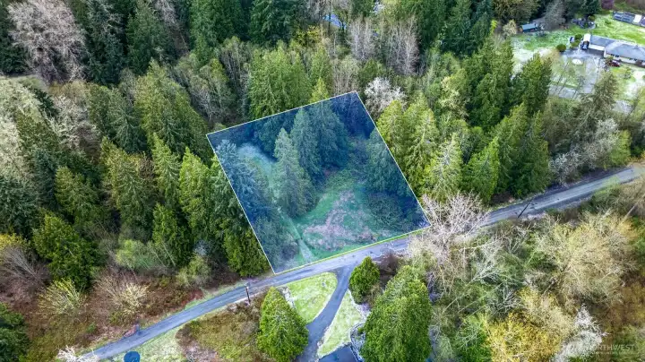 This secluded wooded parcel offers a peaceful setting with a natural buffer from neighboring properties.