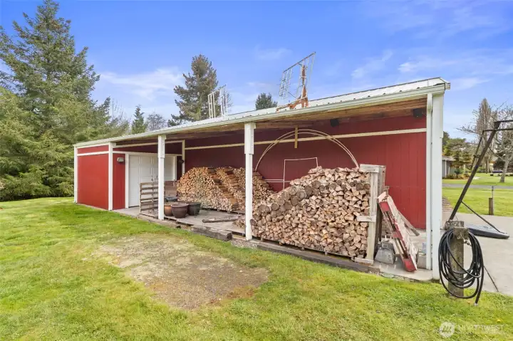 Wood for several winters and tool storage