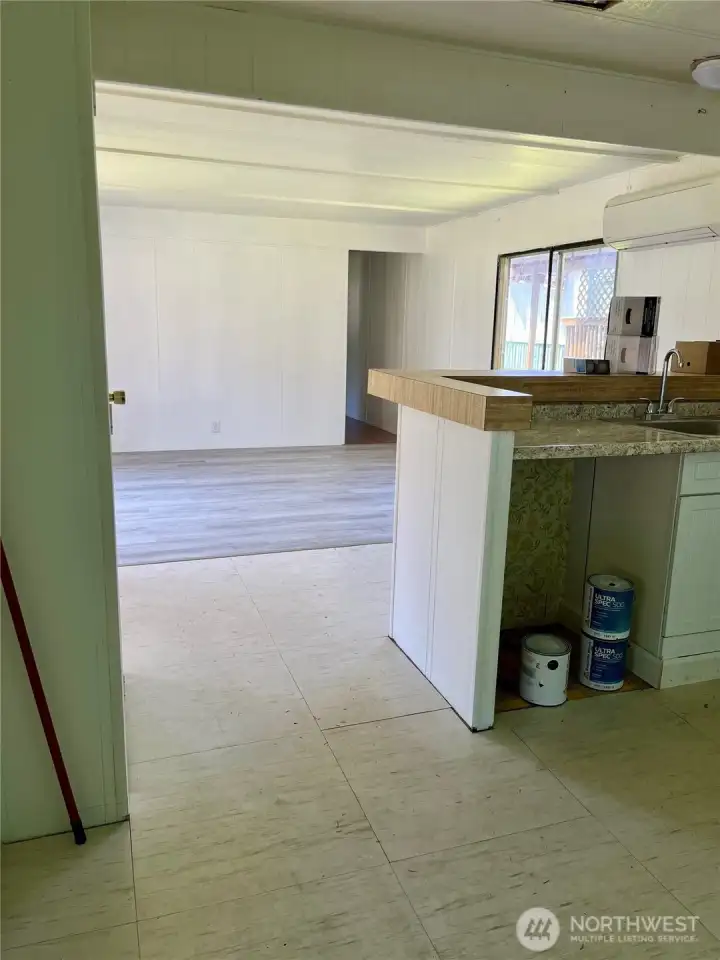 From dining area looking into living room.