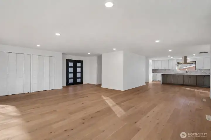 Interior remodel creates a clean, modern feel