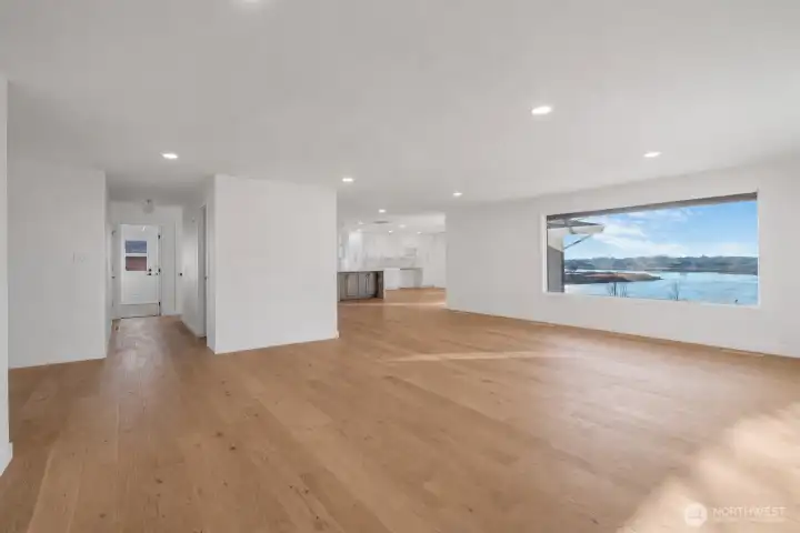 Natural light fills the main living areas
