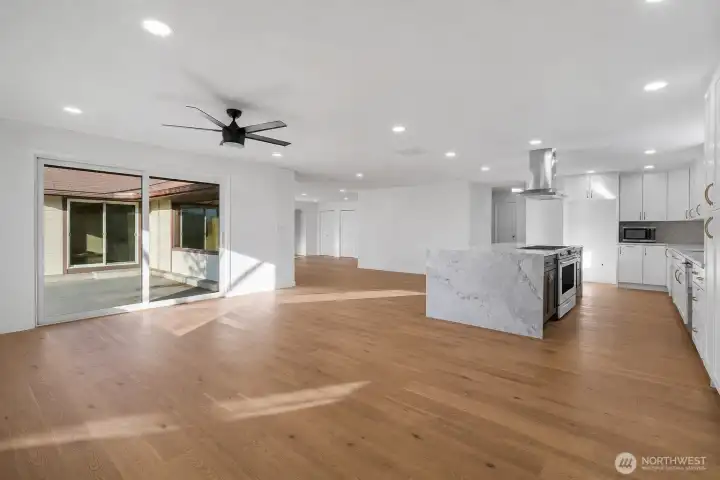 Modern finishes paired with functional design