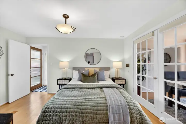 Second main floor bedroom could also be den or sunny work from home flex space. Second main floor bedroom could also be den or sunny work from home flex space.