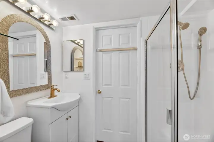 Lower level bath Lower level bath