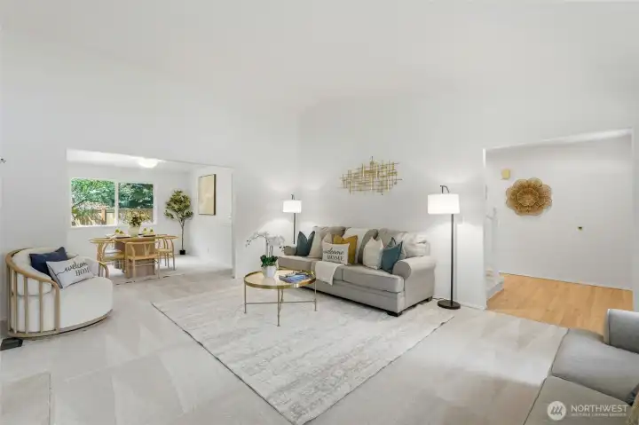 Ideal setting for conversations and entertaining.