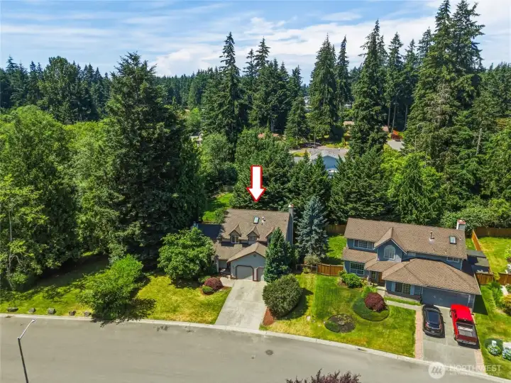 Combines neighborhood tranquility with urban convenience.