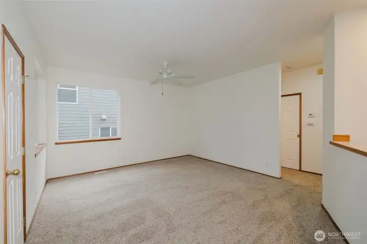 It is big. Door in the hallway leads to a half bath for guests. It is big. Door in the hallway leads to a half bath for guests.