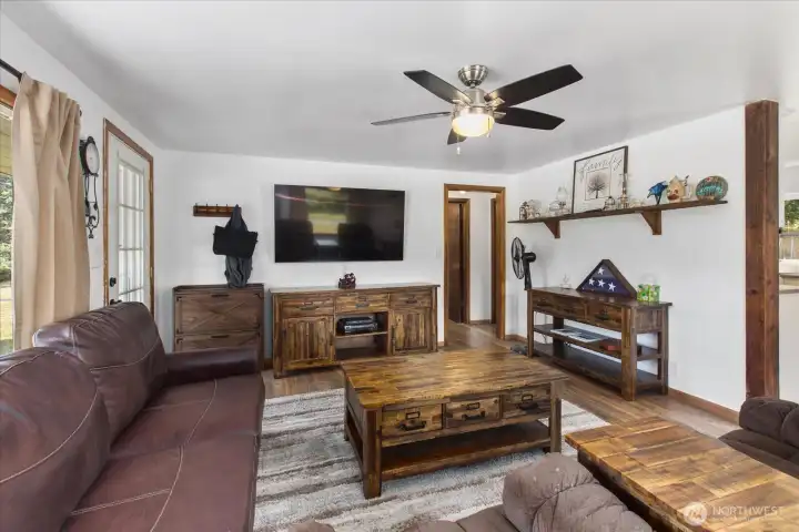 Living room to bedroom and bathroom Living room to bedroom and bathroom