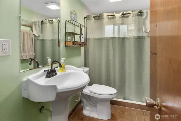 Bathroom with walk in shower Bathroom with walk in shower