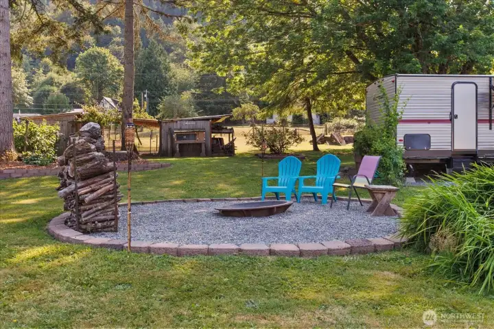 Fire pit area Fire pit area