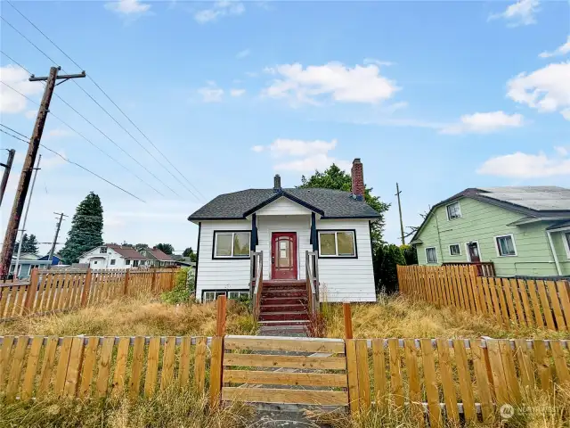 Fully-fenced yard & updated exterior paint