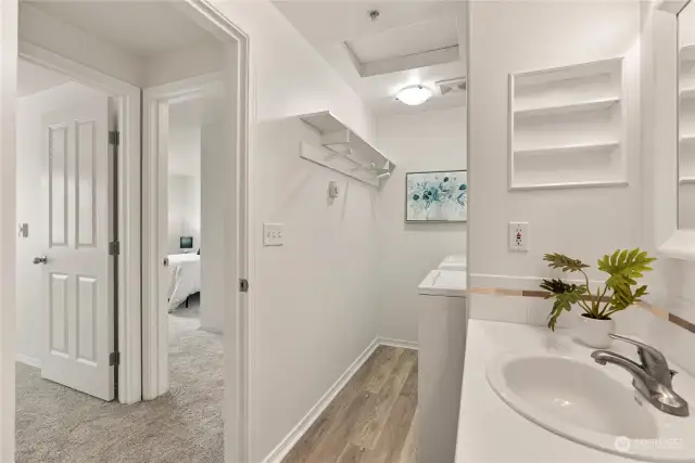 Main Bathroom across the hall from 2nd Bedroom.