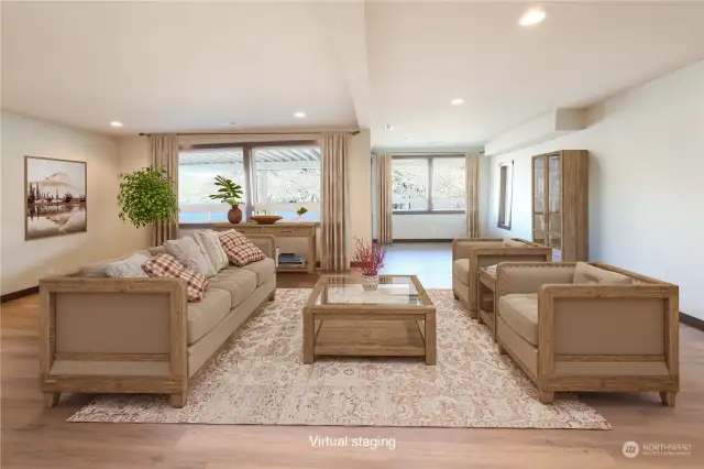 basement living area