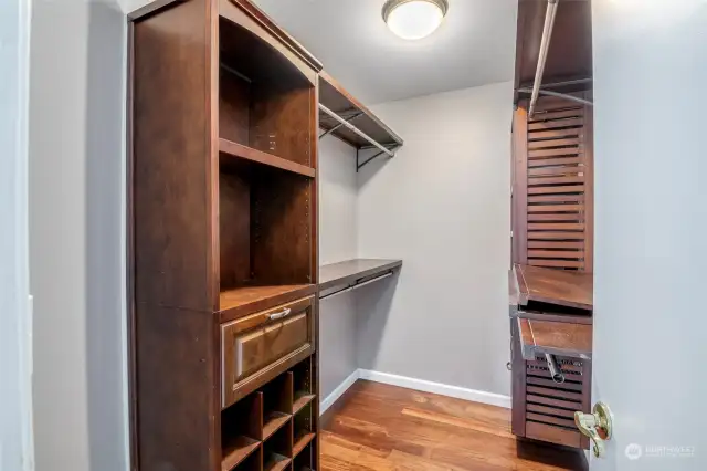 Primary walk in closet