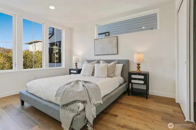 Spacious Second Upper Level Bedroom with En-Suite Bath