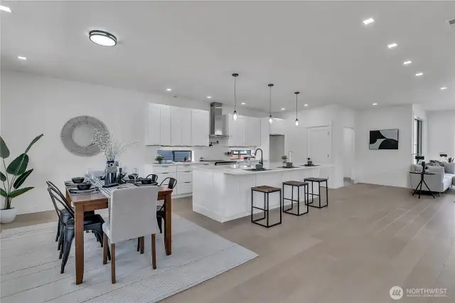 Open Plan from entry