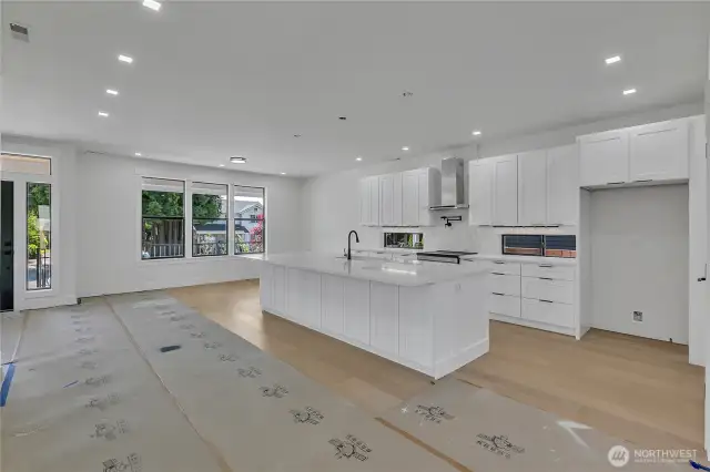 Open Concept Dining/Kitchen/Living