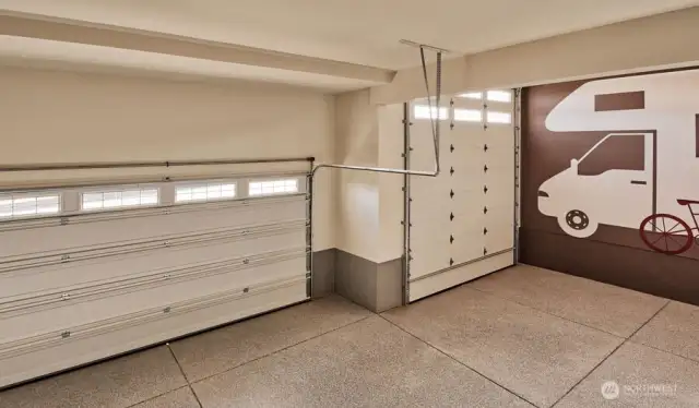 Photo from another home with RV garage