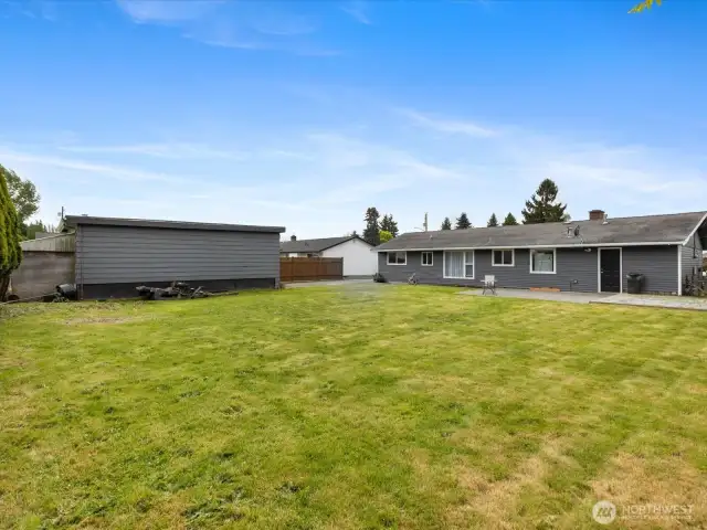 Large, level .24 Acre lot!