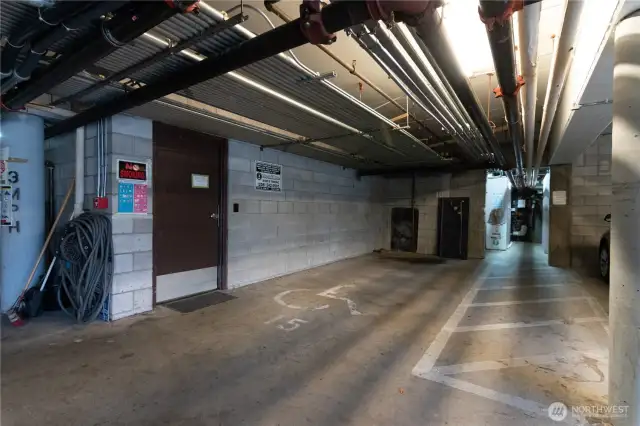 Assigned Parking Space - Nearest to Interior Building Access