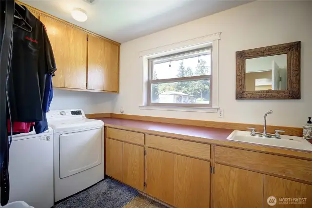 Laundry room...