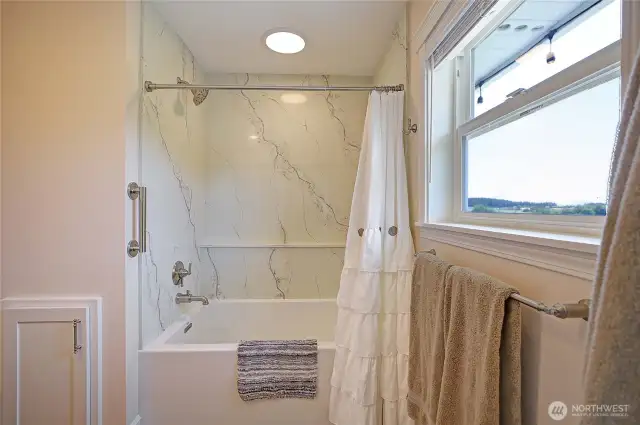 Newly remodeled primary bath...