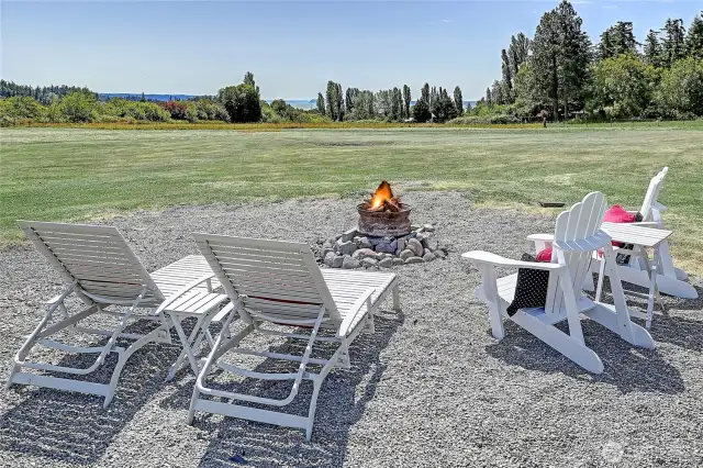 The firepit area never gets old...