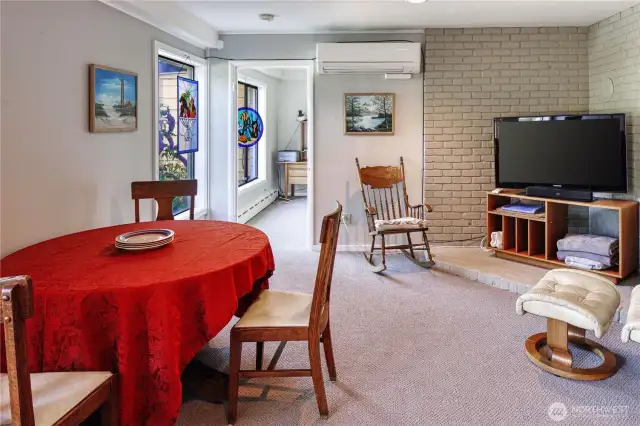 You will find another bonus room just off the lower level main room. A mini-split will keep you comfortable all year.