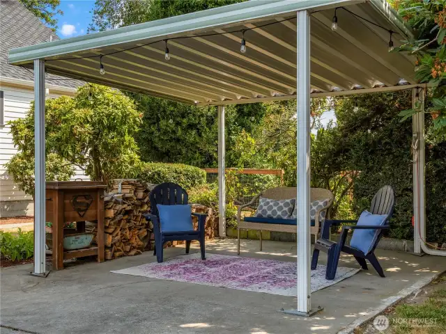 Outside seating area