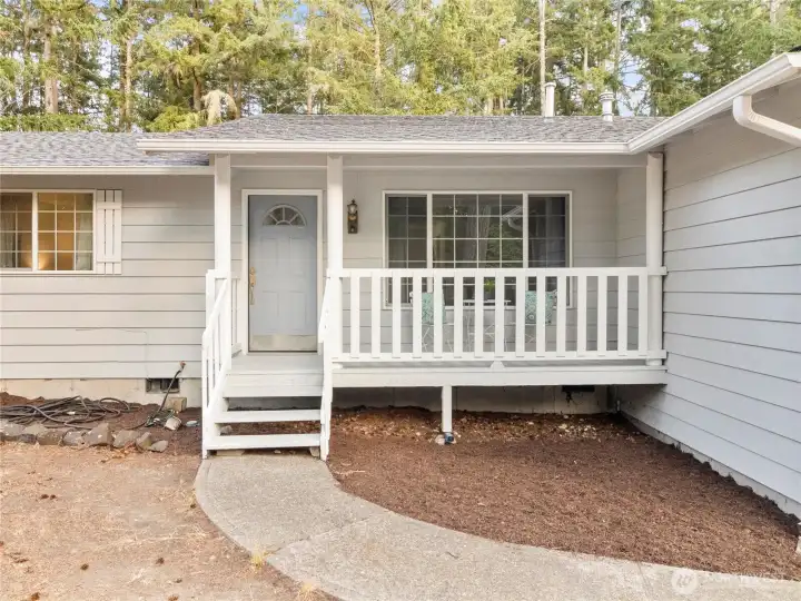 Coveted single story home with space to grow.