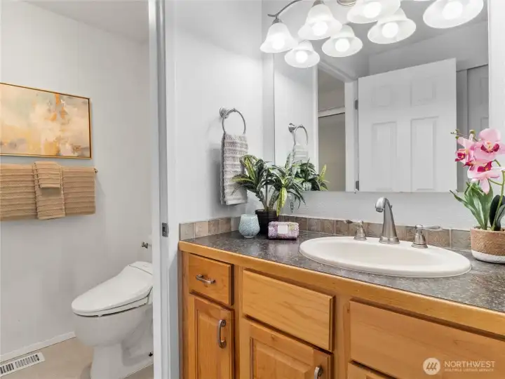Updated primary bathroom.