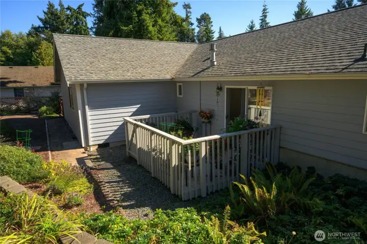 Enjoy a morning cup of coffee, read a book, or unwind at the end of the day from the comfort of your deck.
