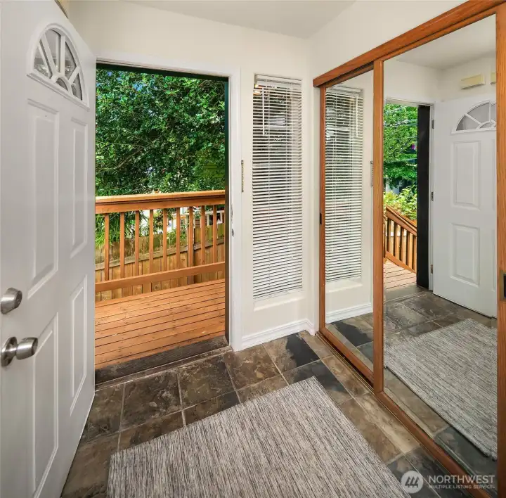 Nice entry with good sized closet