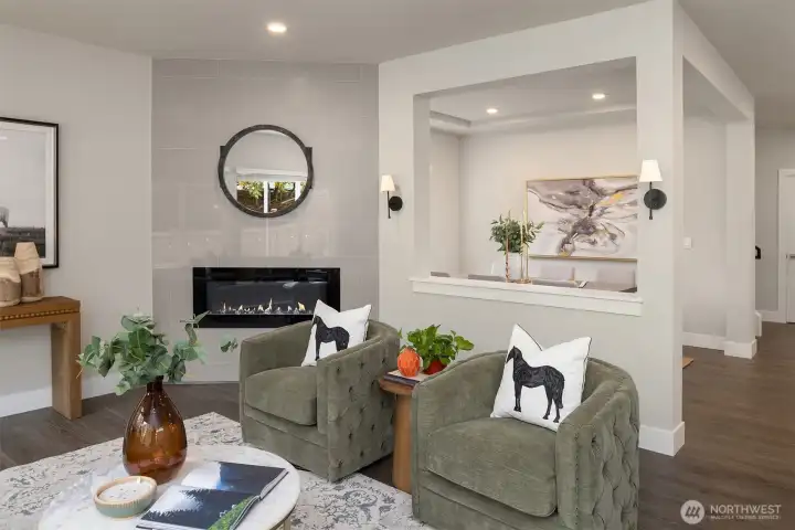 Separate yet connected, this layout offers flexible spaces for how you live and entertain.