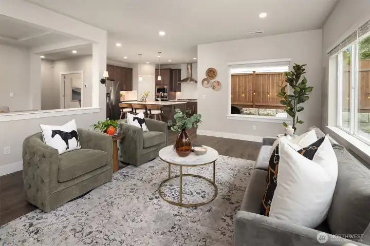 Open and versatile living area designed for comfort, style, and functionality