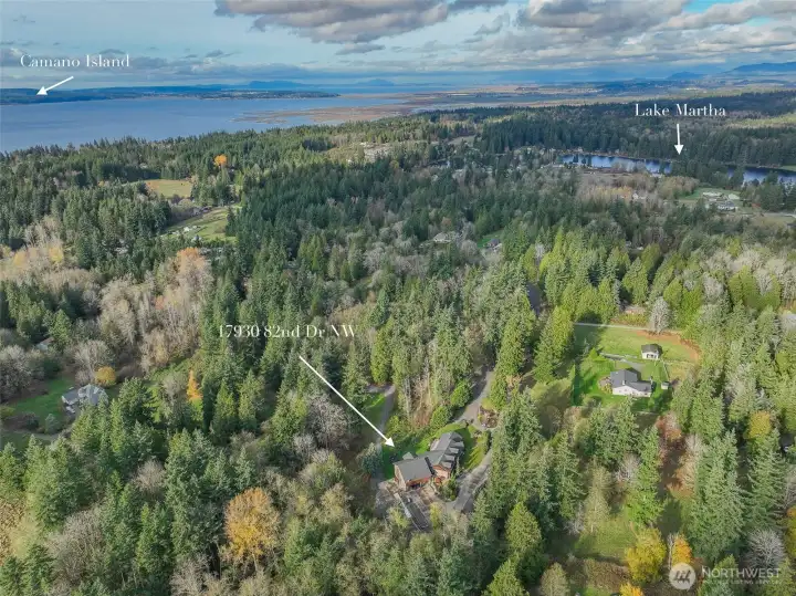 Builders Custom Home. Just shy of 5 acres in Stanwood. Private and gated.